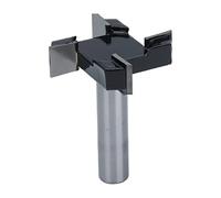 Embouts de défonceuse pour raboteuse, 1/2 pouce à tige, embout de surface pour le resurfaçage sur plateau de refus CNC, fraise à bois pour aplanir les dalles, avec lame en alliage,