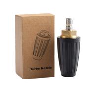 Embouts de nettoyeur haute pression buse Turbo nettoyeur haute pression 4000 PSI avec connexion rapide 1/4 pour nettoyer les surfaces de briques, du béton et du vinyle 035