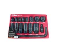 Embouts de perçage, Kraft&Dele, KD11762, 1/2", 16 pièces