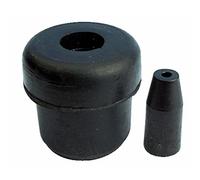 Embouts de pieds de chaise intérieurs en caoutchouc noir - 22,5 mm - x20 BRICOZOR