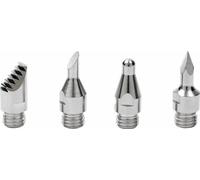 Embouts de Pyrogravure DREMEL 204, Set de 4, Pour Dremel Versatip 2000 et VersaFlame 2200, Pointe Bille, Ovale, Pointue et Mo