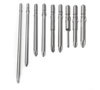 Embouts de tournevis électriques à tige ronde de 6 mm pour tournevis 802/6C, PH0 PH1 PH2 en alliage d'acier à couple élevé, longueur 60-200 mm (80 x PH2)