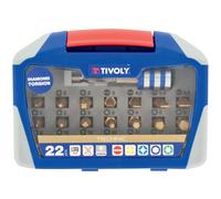 Embouts de vissage torsion Diamant Tivoly - Coffret 22 pièces