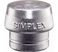 Embouts HALDER SIMPLEX métal doux, argent - D=40 mm - 3209.040