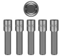 Embouts hexagonaux pour douilles à impact, embouts de tournevis à tige hexagonale de 6,35 mm, pour perceuses sans fil et outils électriques (B)