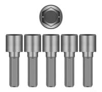 Embouts hexagonaux pour douilles à impact, embouts de tournevis à tige hexagonale de 6,35 mm, pour perceuses sans fil et outils électriques (F)