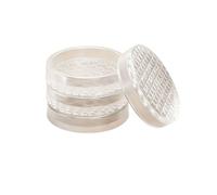 Embouts ronds en TPE pour pieds de chaise - Protecteurs de sol transparents antidérapants et silencieux, anti-rayures, lot de 4 S