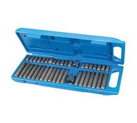 EMBOUTS TORX 6 PANS SPLINE XZN - COFFRET 40 EMBOUTS CHROME VANADIUM