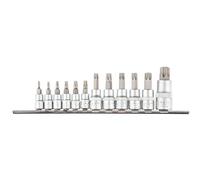 Embouts Torx Avec Douilles 1/4, 3/8, 1/2"", Lot De 12