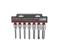 embouts torx longs 1/2 100 mm rack de 7 embouts t30 a t70 -