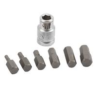 BGS technic Jeu d’embouts pour tournevis 10 mm (3/8") / six pans intérieurs 7 pièces Kraftmann Quantité:1