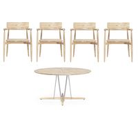 Embrace Outdoor Dining Set 1 Carl Hansen & Søn - CARL HANSEN EMBRACE SET 1