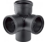 Geberit Branche d'angle Silent PP 390559141 DN 100/100/100, 87,5 degrés, optimisée pour le bruit