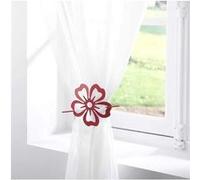 Embrasse broche pour rideau - D 15 cm - Petaly - Rouge Rouge G