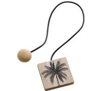 Embrasse de Rideau Aimantée "Cycas" 43cm Noir Noir G