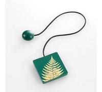 Embrasse de rideau aimantée imprimée Lisette - L 43 x l 6 x H 6 cm - Doré et vert Vert G