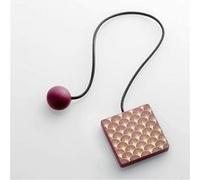 Embrasse de rideau aimantée imprimée Lumos - L 43 x l 6 x H 6 cm - Doré et rouge Rouge