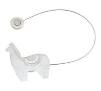 Embrasse de Rideau Aimantée "Yzma" 30cm Blanc