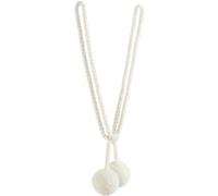 Embrasse de Rideau "Boule Coton" 45cm Ivoire Ivoire G