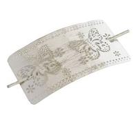 Embrasse de Rideau Broche "Epicea" 17cm Blanc Blanc G