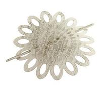 Embrasse de Rideau Broche "Mandy" 17cm Blanc Blanc G