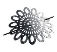 Embrasse de Rideau Broche "Mandy" 17cm Noir Noir G