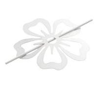 Embrasse de Rideau Broche "Pétaly" 15cm Blanc Blanc G