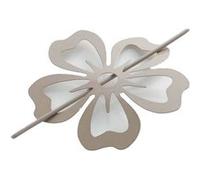 Embrasse de Rideau Broche "Pétaly" 15cm Taupe Marron G