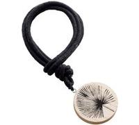Embrasse de Rideau en Bois "Teaky" 41cm Noir Noir G