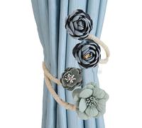 Embrasses à Rideaux à Fleurs | Embrasses à Rideaux | Attaches florales réglables élégantes pour rideaux de chambre - Tissu d'ombrage de fenêtre avec motif de branche flexible