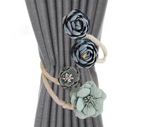 Embrasses de draperie pour rideaux rétro élégant design branche pliable