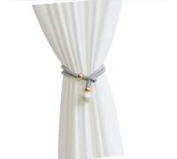 Embrasses de rideaux élégantes avec perles (lot de 2)