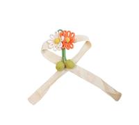 Embrasses de Rideaux Floraux de Couleur contrastée, de draperie de fenêtre à Fleurs 3D, retenue de Corde pour décorations de Maison et de Chambre d ', Clip de Rideau de Fleurs