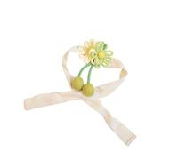 Embrasses de Rideaux Floraux de Couleur contrastée, de draperie de fenêtre à Fleurs 3D, retenue de Corde pour décorations de Maison et de Chambre d ', Clip de Rideau de Fleurs