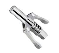 Embrayage de pistolet à graisse avec 6 plaques de verrouillage, double | Double poignée, verrouillage solide, mamelon de lubrification haute pression, outils de réparation robustes à libération