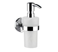 Emco 072100102 Distributeur de Savon Liquide Polo Récipient Blanc/chromé