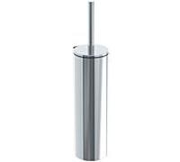Emco 351500102 Porte-balai de WC, coupe aluminium chromé, type mural, brosse avec couvercle, chromé