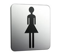 Emco 357600002 tuerschild System 2 pour Femme à Coller chromé