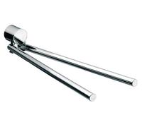 Emco 455000136 Rondo 2 Porte-Serviette à 2 Bras pivotantes Chromé 36,4 cm