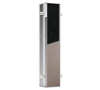 Emco 975611001 Asis Plus Porte-Rouleau de Papier Toilette encastré avec Cadre en Aluminium et butée de Porte à Droite