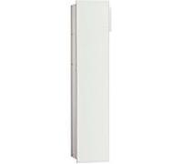 emco asis module 2.0 modèle encastré pour WC, 1 porte, charnières à gauche, 975427453, Couleur: aluminium/optiblanc