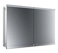 Emco Asis Evo armoire de toilette avec éclairage encastré 939707015 1000x700mm, 2 portes, avec système d'éclairage, avec radiateur de rétroviseur