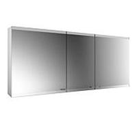 Emco Asis Evo armoire de toilette éclairée en saillie 939708008 1600x700mm, 3 portes, sans surface de miroir chauffante