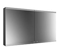 Emco Asis Evo la surface éclairée monté sur l' armoire miroir 939713306 1200 x 700 mm, 2-porte, noir, avec LightSystem, sans chauffage de miroir