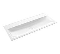 Emco Asis lavabo invité en fonte minérale 957711423 blanc , Ø 1200 mm, sans trop-plein, avec 3 trous pour robinetterie