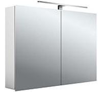 Emco Asis Mee armoire à miroir éclairée en saillie 949805052 1000 x 746 mm, portes 801 , aluminium