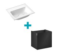 Emco Asis Meuble avec lave-mains, 1 porte, 957711440+958327525,