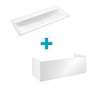 Emco Asis Meuble avec vasque, 1 tiroir, 957711420+958327421,