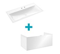 Emco Asis Meuble avec vasque, 1 tiroir, 957711432+958327420,