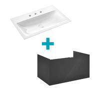 Emco Asis Meuble avec vasque, 1 tiroir, 957711483+958327522,